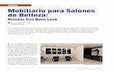 Mobiliario para Salones de Belleza · 2020. 6. 12. · Visít ww.revista-mm.com 61 MEBLE han generado una excelente oportu-nidad de negocio: la fabricación de mobiliario especializado