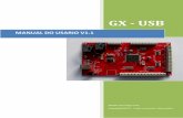 MANUAL DO USARIO V1 · 2015. 1. 13. · Manual do Usuário GX-USB 7 3.2 Conector dos Drivers Para cada motor stepper ou servo a ser controlado, você precisará de uma placa tipo