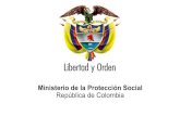Ministerio de la Protección Social - Alcaldía de Medellín...Ministerio de la Protección Social República de Colombia Prevalencia de la Discapacidad en Colombia según Censo 2005