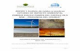 ESTUDIO DE IMPACTO AMBIENTAL - Chubut...Anexo 1. Análisis de Ruidos y Sombras Estudio de Impacto Ambiental PARQUE EOLICO PAMPA DEL CASTILLO 22.5 MW Provincia del Chubut Documento: