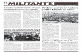 un semanario socialista publicado en defensa de los ...los caminos del Che” el pasado oc-tubre. “Me ayudó a entender que los cubanos hicieron una verdadera revo-lución obrera