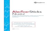 Nuez - emportllc.com · principales de la nuez, la proteína de reserva globulina 11S, conocida como alérgeno Jug r 4 de Juglans regia. AlerTox Sticks Nuez no detecta otros antígenos