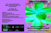 JOCS FLORALS · 2014. 3. 24. · Florals de Sants, Hostafrancs i la Bordeta, amb els sentiments en general. Tots els treballs que es vulguin presentar han de complir els següents
