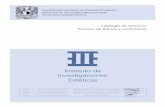Catálogo de servicios Proceso de Bienes y suministros · 2020. 8. 27. · CATÁLOGO DE SERVICIOS DEL PROCESO DE BIENES YSUMINISTROS CS-03 Revisión: 04 Entrada en vigor: 01/06/2020