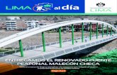 ENTREGAMOS EL RENOVADO PUENTE PEATONAL MALECÓN … · 2020. 9. 26. · l puente peatonal Malecón Checa, de 84 metros de largo, reemplazará a la estructura que colapsó en el 2017