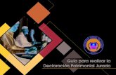 Declaración Patrimonial Jurada - repositorio.uce.edu.ec...Guía para realizar la Declaración Patrimonial Jurada Pasos para ingresar al sistema de la Contraloría General del Estado