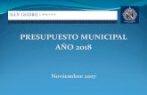 MSI Presupuesto Municipal 2018 - | San IsidroPresupuesto de Gastos 2018 Por Objeto El Gasto en Personal corresponde al 31,97% del Total del Presupuesto. GASTOS POR OBJETO MONTO % SERVICIOS