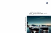 Passat, Passat Variant, Passat Alltrack · Edición 2017 Passat, Passat Variant, Passat Alltrack Manual de instrucciones. Volkswagen AG se esfuerza por perfeccionar conti-nuamente