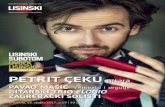 PETRIT ÇEKU gitara · 2017. 3. 20. · Fantasía para un gentilhombre za gitaru i orgulje (izvorno za gitaru i orkestar) Villano y ricercar Españoleta y fanfare de la caballería