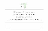 Boletín de la Asociación de Herbarios Ibero-Macaronésicos, 10 (2008). · 2008. 9. 1. · 5 BoletíndelaAHIM,10:4-11(2008).ISSN1136-5048 Tabla1.Expediciones,paísesyáreasreflejadosenel