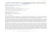 CODIGO ORGANICO DE ORGANIZACION TERRITORIAL, COOTAD · 2018. 10. 30. · CODIGO ORGANICO DE ORGANIZACION TERRITORIAL, COOTAD Ley 0 Registro Oficial Suplemento 303 de 19-oct.-2010
