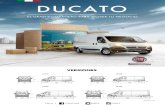 DUCATO - Aventura Motors · 2020. 5. 27. · DUCATO EL GRAN COMPAÑERO PARA MOVER TU NEGOCIO Fiat.cl /FIATCHILE FIATCL FIATCL. CARACTERÍSTICAS TÉCNICAS FURGÓN DIMENSIONES, CAPACIDADES