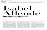 ENTREVISTA Isabel Allendeversario del golpe de Pinochet, Isabel La hija de Salvador Allende, nueva presidenta de la Cámara de Diputados de Chile, habla en esta entrevista de su padre,