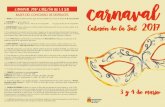 carnaval · 2018. 3. 28. · Cabezón de la Sal 2017 carnaval 3 y 4 de marzo 1. FECHA El concurso de disfraces tendrá lugar durante el Desfile de Carnaval, el sábado 4 de marzo