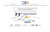 71 ° Concurso Nacional de Aeromodelismo · 2017. 4. 28. · Marzo 2017 Boletín informativo 2 Desde el aeroclub al sur por calle Mendoza hasta Calle 11, al este pasando Ruta Nacional