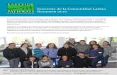 Encuesta de la Comunidad Latina Resumen 2017eastsidepathways.org/wp-content/uploads/2018/02/... · 2018. 2. 15. · Los resultados de la encuesta fueron presentados en un evento comunitario