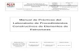 Manual de Prácticas del Laboratorio de Procedimientos Constructivos de Elementos de ... · 2019. 11. 18. · de cemento, identificación del tiempo de fraguado inicial y tiempo de