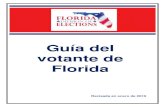 Guía del votante de Florida...Período de votación anticipada Se debe conceder un período mínimo de 8 días para la votación anticipada desde el 10. día hasta el 3er día antes