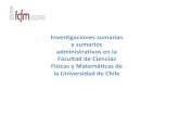 Universidad de Chile - Investigaciones sumarias y sumarios ......En la Universidad de Chile: Se aprobó protocolo de actuación ante denuncias de acoso sexual, acoso laboral y discriminación