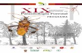 PROGRAMA - Red Salud Forestal...Salud Forestal, se celebra el XIX Simposio Nacional de Parasitología Forestal. Como cada dos años desde 1980, el objetivo de este simposio es que