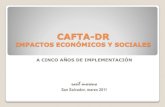 CAFTA-DR · San Sebastián, La Unión, anunció el 16 de marzo de 2009, su intención de amparándose en el CAFTA - DR, declarando daños por demandar ante el CIADI al Estado de El