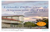 Listado Definitivo de Asignación de TFGbioloxia.uvigo.es/docs/docencia/grado/tfg/LD_asignacion...COMISIÓN DE TRABALLO FIN DE GRAO – GRAO EN BIOLOXÍA 1 LISTADO DEFINITIVO DE ASIGNACIÓN