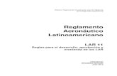 Reglamento Aeronáutico Latinoamericano 11 Proyecto...Sistema Regional de Cooperación para la Vigilancia de la Seguridad Operacional Reglamento Aeronáutico Latinoamericano LAR 11