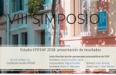 Estudio EPIFEAP 2018: presentación de resultados · 2019. 7. 9. · Estudio EPIFEAP 2018: 12 asociaciones 5 4 Participaron 52 % de las asociaciones psicoanalíticas de FEAP Asoc.