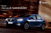 Nuevo Renault SANDERO...1. 4. Confort Contá tu propia historia Espacio amplio y ergonómico. El Nuevo Renault Sandero brinda confort a todos los pasajeros. Las butacas y el volante