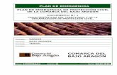 PLAN DE EMERGENCIA DE PROTECCIÓN CIVIL DE LA COMARCA … PC CBA Tomo I.pdf · 2012. 6. 29. · Promotor: Plan de Emergencia de Protección Civil de la Comarca del Bajo Aragón Índice