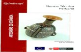 Norma Técnica Peruana...NORMA TÉCNICA PERUANA NTP 232.100 3 de 14 4.1.8 engobe: Arcilla refinada decantada y diluida en agua, sin arena y residuos coloidales, a la que se le pueden