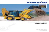 Maquinaria y Equipos para Construcción e Industria, Productos de ... - WB 93R · 2018. 2. 14. · La WB93R-5 pertenece a la última generación de retrocargadoras Komatsu, que han