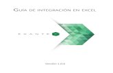 GUÍA DE INTEGRACIÓN EN EXCEL · 2018. 10. 23. · Introducción La integración de Excel de EXANTE traslada la información del ATP de EXANTE a Microsoft Excel y le permite pedir