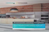 SIEMENS Cocina feb 2021 - Fimader · 2020. 9. 2. · Por la compra de una cocina completa en FIMADER, Siemens te regala un lavavajillas SN61HX04AE ó un 50% de descuento en uno de