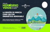 LA REGIÓN DE MURCIA COMO VECTOR ENERGÉTICO …...La Región de Murcia como vector energético renovable – Raúl Morales Valle de hidrógeno verde El sureste del país, y concretamente
