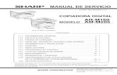 AR-M160 MODELO AM-M205 SM-Spanish.pdfEste documento ha sido publicado para ser usado solamente para servicio de posventa. El contenido del mismo está sujeto a cambios sin previo aviso.