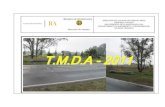 T.M.D.A - 2011 · 2011 4.148 Año TMDA 2011 Medido 2011 4.148 4.148 2007 12.420 13.979 Clasificación en %(pares de ejes) Clasificación vehicular correspondiente al Puesto de Medición
