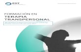 Modalidad Semipresencial (Gran Canaria) · 2019. 3. 27. · El acompañamiento transpersonal reúne ambas visiones en una nueva forma de entender la realidad y de situarnos en ella.