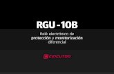 RGU - 10B - CIRCUTORcircutor.pt/docs/KN_RGU10B_SP.pdf · 2014. 9. 23. · RGU - 10B Protección y Monitorización universal de corriente diferencial (tipo B) Control preventivo Fácil