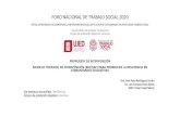 FORO NACIONAL DE TRABAJO SOCIAL 2020 · 2020. 8. 31. · 3. Se revisaran estrategias para el fomento de estas competencias emocionales y sociales. Aplicación de las siguientes técnicas