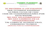 SE INFORMA A LOS EQUIPOS QUE ESTAMOS JUGANDO ULTIMA …maracanacd.com/images/boletines/2/interescuelasimapres... · 2019. 11. 14. · barca academy 4 - 2 independiente capital andres