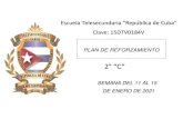 Escuela Telesecundaria República de Cuba Clave: 15DTV0184V...2021/01/15  · fraccionarios a través de Imágenes y materiales. ¿Qué necesito? .Actitud positiva • y goma • Hoja
