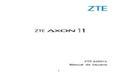 ZTE A2021L Manual de Usuario · 2020. 9. 8. · ZTE Corporation renuncia explícitamente a cualquier responsabilidad por cualquier daño derivado de la modificación no autorizada