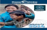 memoria 2014 - ONG Manos Unidas · Memoria 2014 Gallego:Maquetación 1 15/07/15 13:49 Página 8. 9 outras actividades de sensibilización Viaxes cos medios de comunicación Ao longo