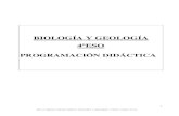 BIOLOGÍA Y GEOLOGÍA 4ºESO - IES La Sernaieslaserna.com/2020-21/pdf/programaciones/4eso/biologia... · 2020. 10. 30. · La Tierra, un planeta en continuo cambio Catastrofismo,