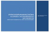 PROGRAMACIÓNies-hernanperezdelpulgar.centros.castillalamancha.es/... · 2018. 10. 29. · Programación de Fundamentos de Administración y Gestión 2º de ... marcha de un proyecto