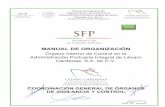 SFP - PuertoLazaroCardenas pdf/Leyes... · 2018. 8. 31. · SFP SH'RI IAI\ÍA 1)[ 1 A lliN( ION l'lllliiCA Manual de Organización Órgano Interno de Control en la Administración