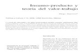 Insumo-producto y teorأ­a del valor- 2016. 2. 1.آ  INSUMO-PRODUCTO Y TEORأچA DEL VALOR-TRABAJO 143 .