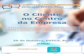A 1ª Conferência Internacional sobre Serviço ao Cliente e ... · Extensa e diversificada experiência na direção e formação de F&B de 1984 a 2009 em Portugal e desde essa altura
