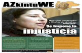PERIÓDICO MAPUCHE - Archivo Chile · 2008. 11. 29. · PUELMAPU / La justicia rechazó el desalojo de la comunidad Kom Kiñe Mu de Arroyo Las Minas, reclamado por la familia Sede,